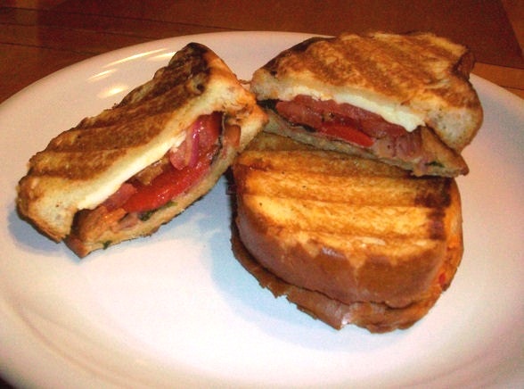 How to Make a Sandwich on a Grill Pan EASY Italian Panini Recipe 