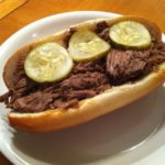 Hand Carved Hot Roast Beef Sandwiches