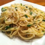 Pasta Aglio e Olio (garlic and oil)
