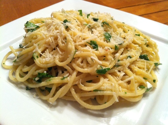 Pasta Aglio E Olio Garlic And Oil Recipe Feature Dish